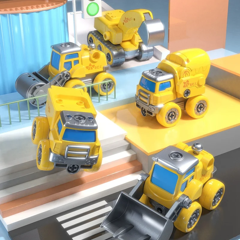 

Castle Transformers Dinosaur Toys 5 in 1 Take Apart Truck for Kids