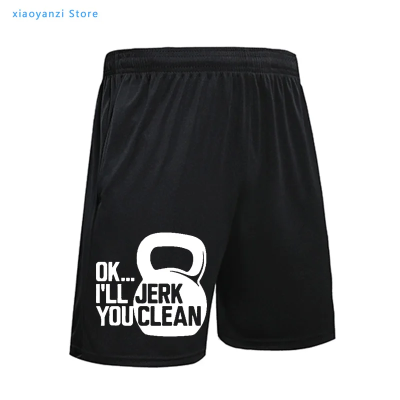 

Ok I'll Jerk You Clean Print Sweatpants Men Funny Fitness Sports Shorts Set Casual Male Running Pants Bodybuilding Clothing