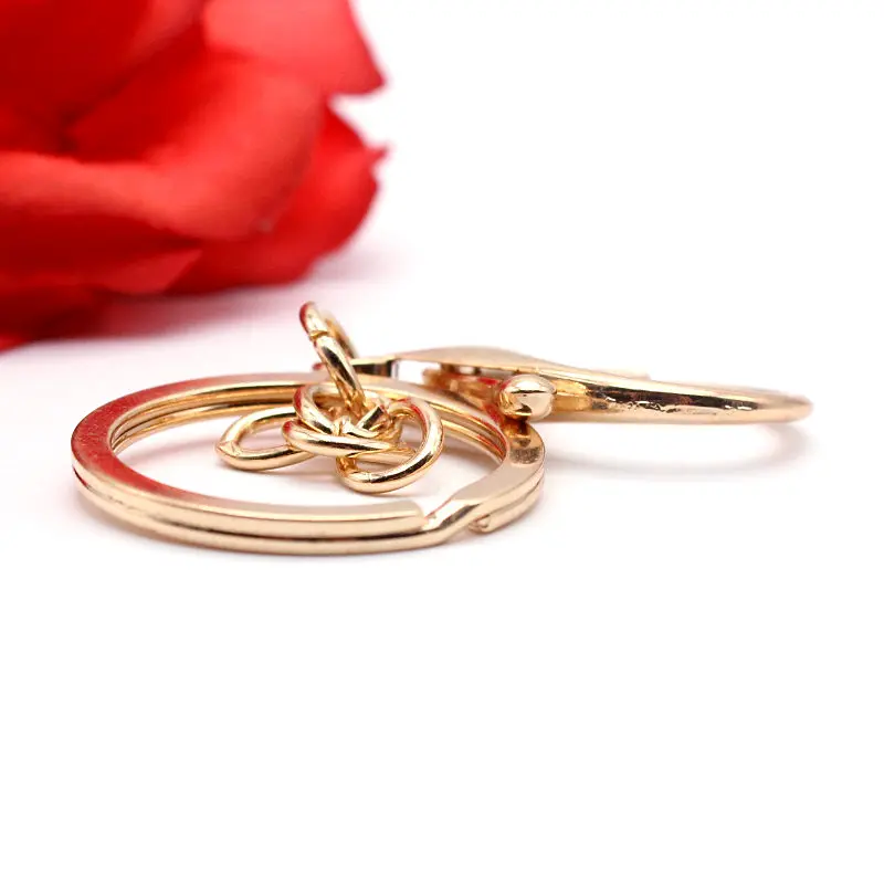 10 шт./упак. посеребренный ключ кнопка DIY ручной работы застежка крючок фитинги для