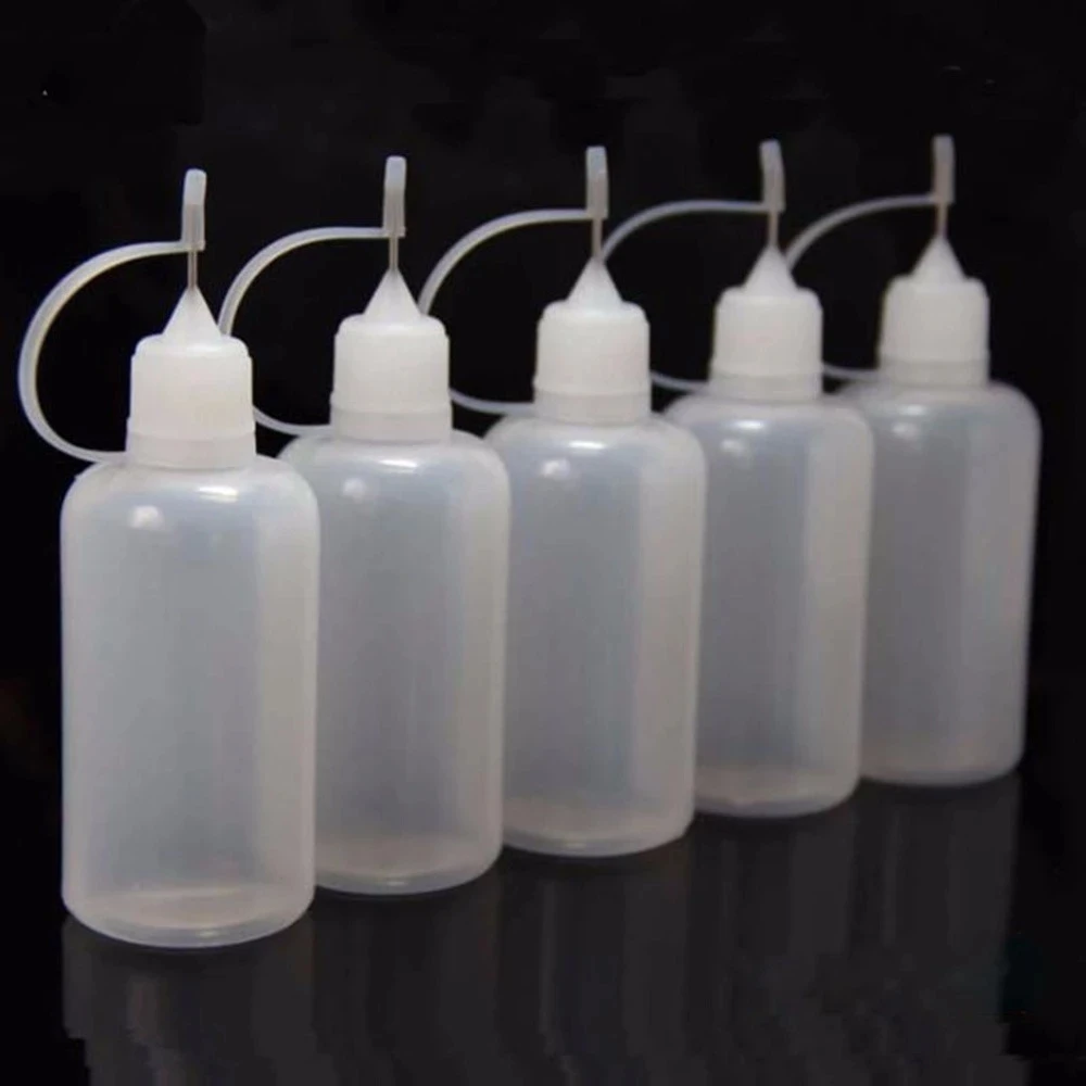 1pc 10/20/50ml Empty Dropper Plastic Bottles Needle Tip Squeezable Liquid Bottle E-liquid Empty Bottle For Electronic Cigarette