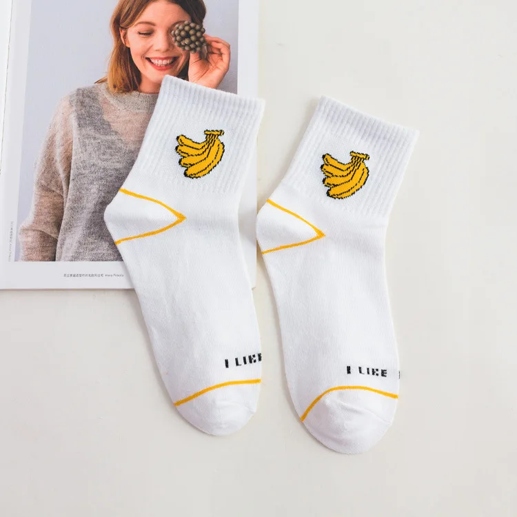 15 Мода, повседневные calcetines de alta calidad lindo elegante hermosa storieta Harajuku algodón damas - Цвет: 15