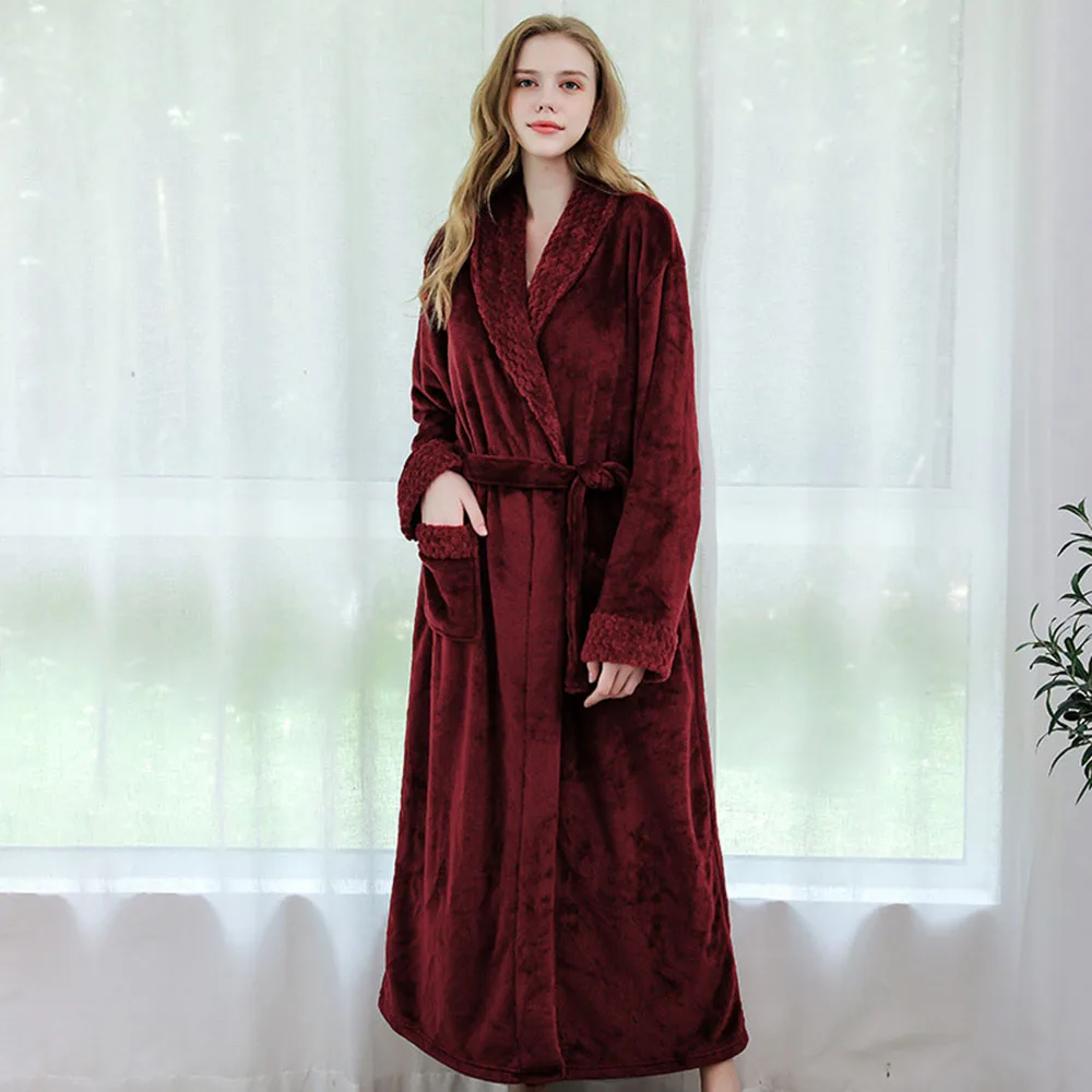Банное полотенце для влюбленных, Фланелевая пижама, Зимняя женская и мужская длинная ночная рубашка, банный халат, пижама для ванной, аксессуары для ванной комнаты, Новинка