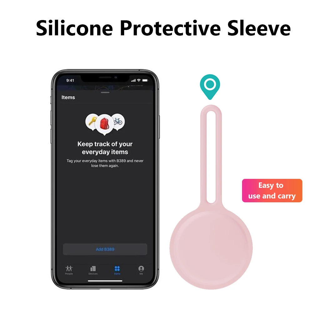 

Silicone Protective Case For Apple Airtags Locator Tracker Anti-lost Device String Protective Sleeve Hot
