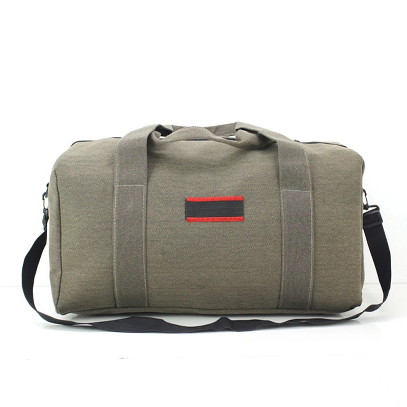 Мужская Холщовая Сумка FONTO портативная Простая Дорожная сумка через плечо