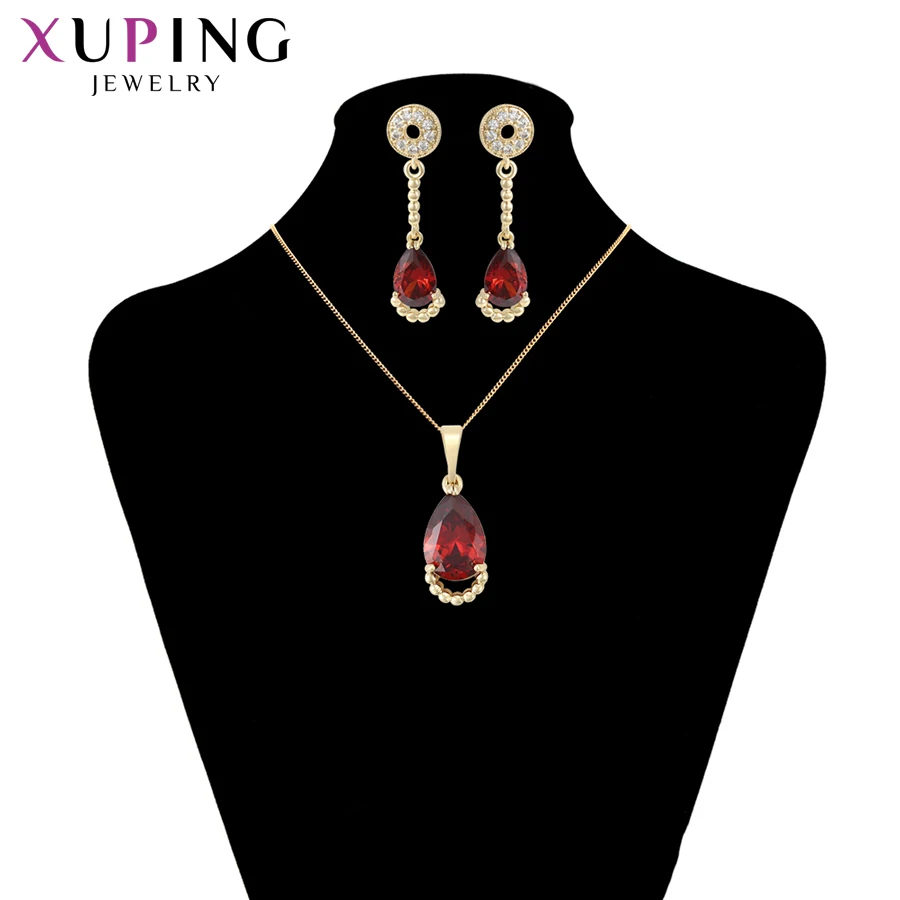 Изысканные прекрасные модные и красивые Ювелирные наборы Xuping популярная большая