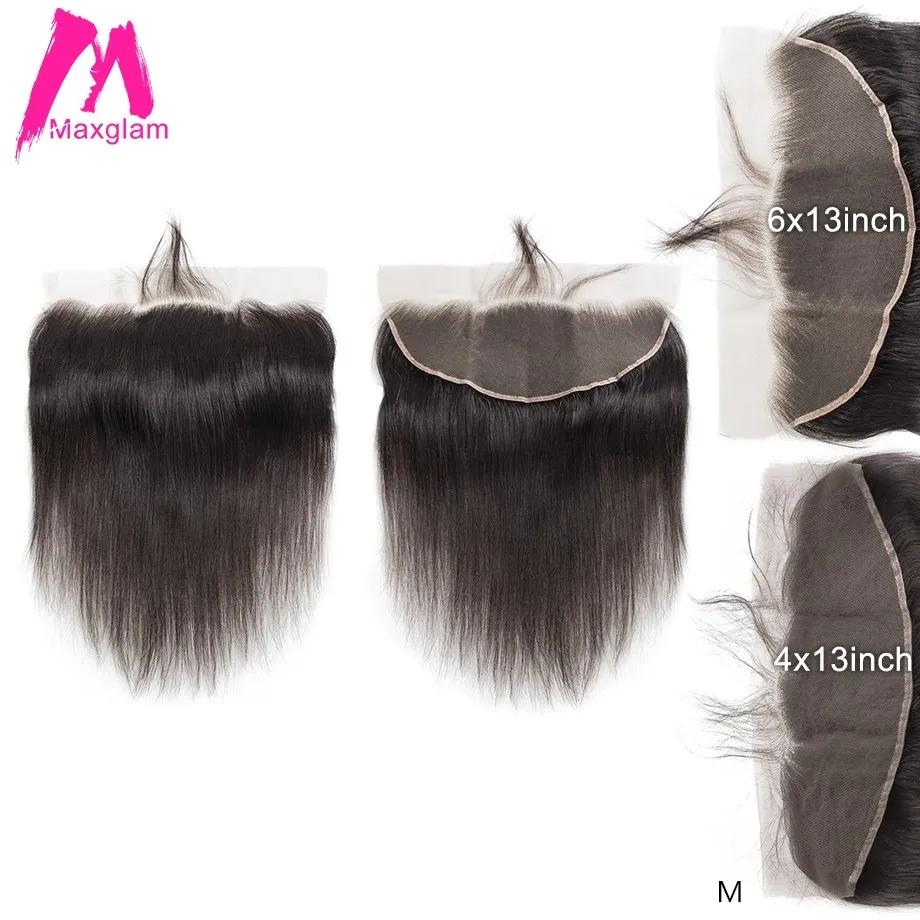 Бразильские человеческие волосы Фронтальная застежка прямые натуральные