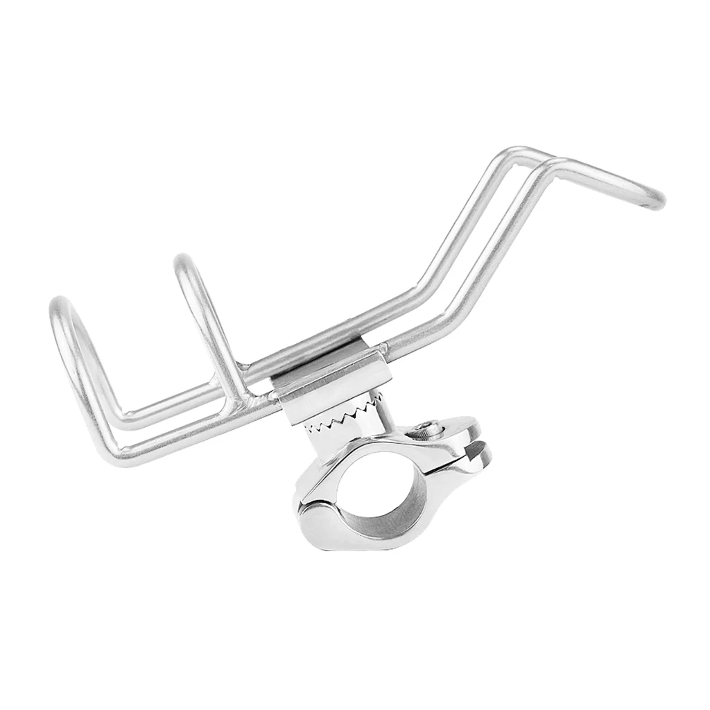 

Kayak Boat Fishing Rod Holder Stainless Mounting Clamp for 26mm And 32mm