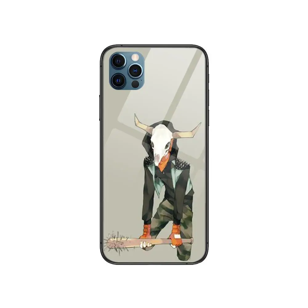 

Horror Anime style Anime Style Phone Case cover For iphone 12 pro max 11 8 7 6 s XR PLUS X XS SE 2020 mini black cell shell