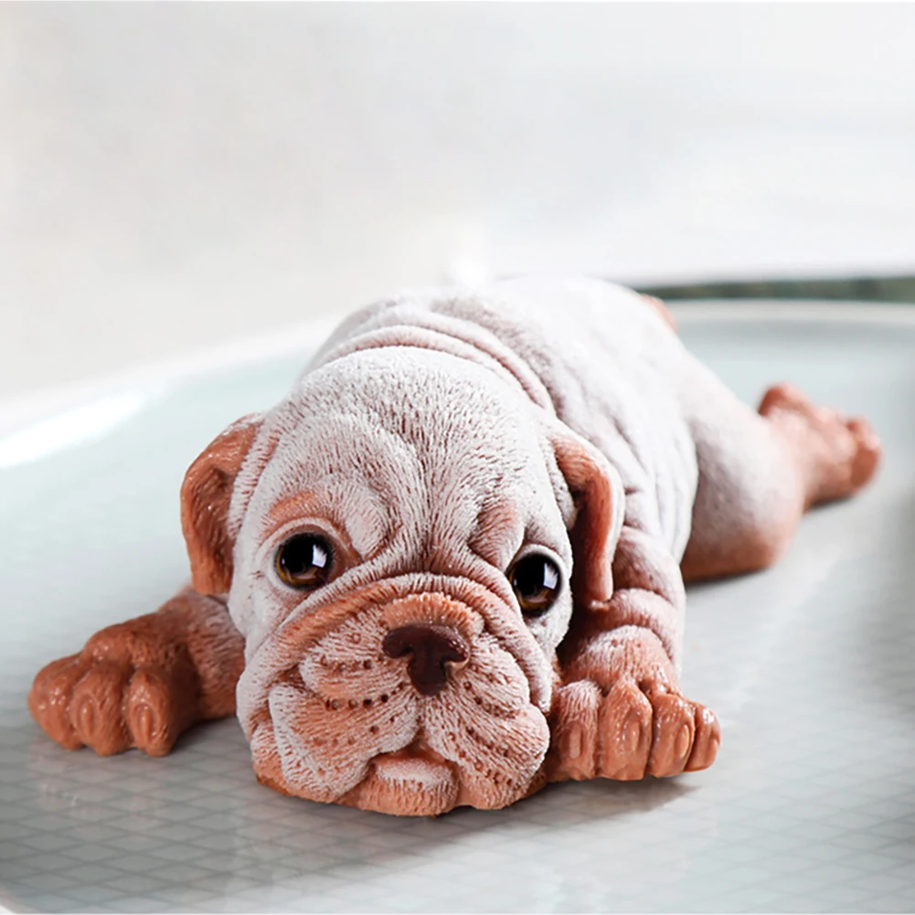 

Cute 3D Dog Shaped 2 Styles Silicone Ice Cream Mold Mousse Cake Shar Pei Dog Mold Kitchen Tools and Baking Accessories