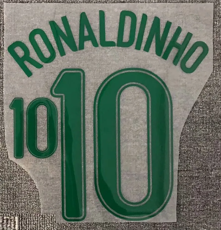 Нашивки RONALDINHO Nameset № 8 KAKA 2006 Футбольная нашивка | Дом и сад