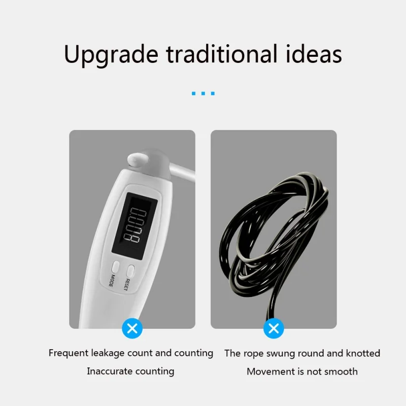 

Cordless Jump Ropes Smart Electronic Digital Skip Kits Professional Calorie Consumption for Fitness Body Building Exercise