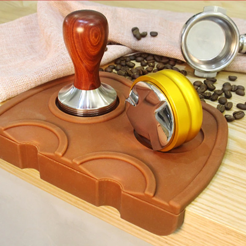 Коврики для кофе Solience подставка эспрессо нескользящая Гибкая угловая