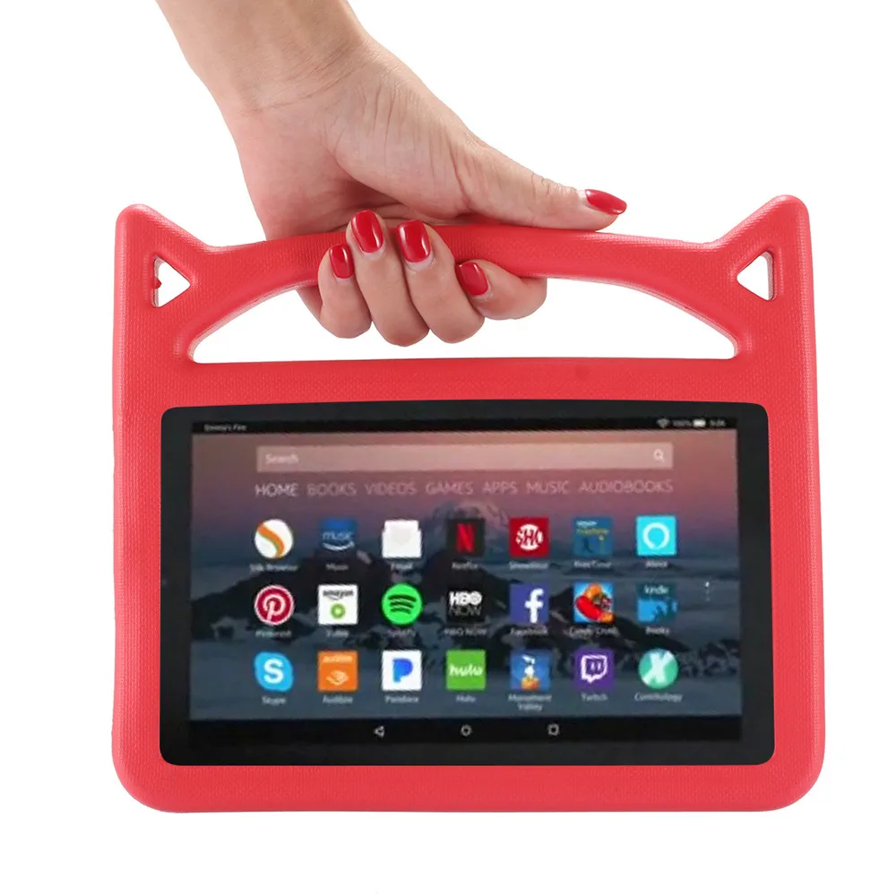 Kids EVA Tablet Case for Amazon Kindle Fire 7 2015 2017 7Inch Stand Children Handle Tough Cover With Hidden 7&quot A40 | Компьютеры и