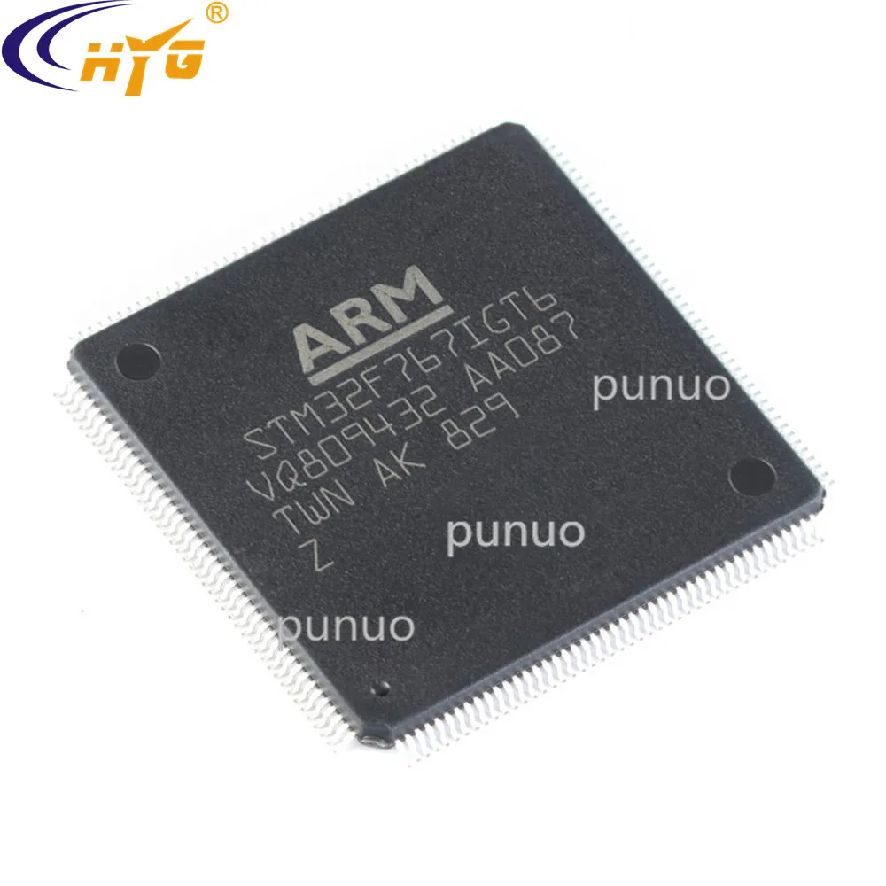 Оригинальный и аутентичный с STM32F767IGT6 LQFP-176 ARM Cortex-M7 32-битный микроконтроллер MCU -