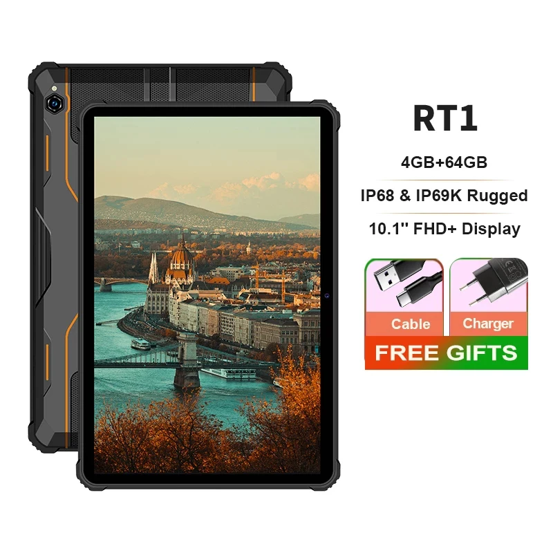 Oukitel 4G RT1 Waterproof Rugged Tablet Phone 10000mAh 4GB+64GB 10.1