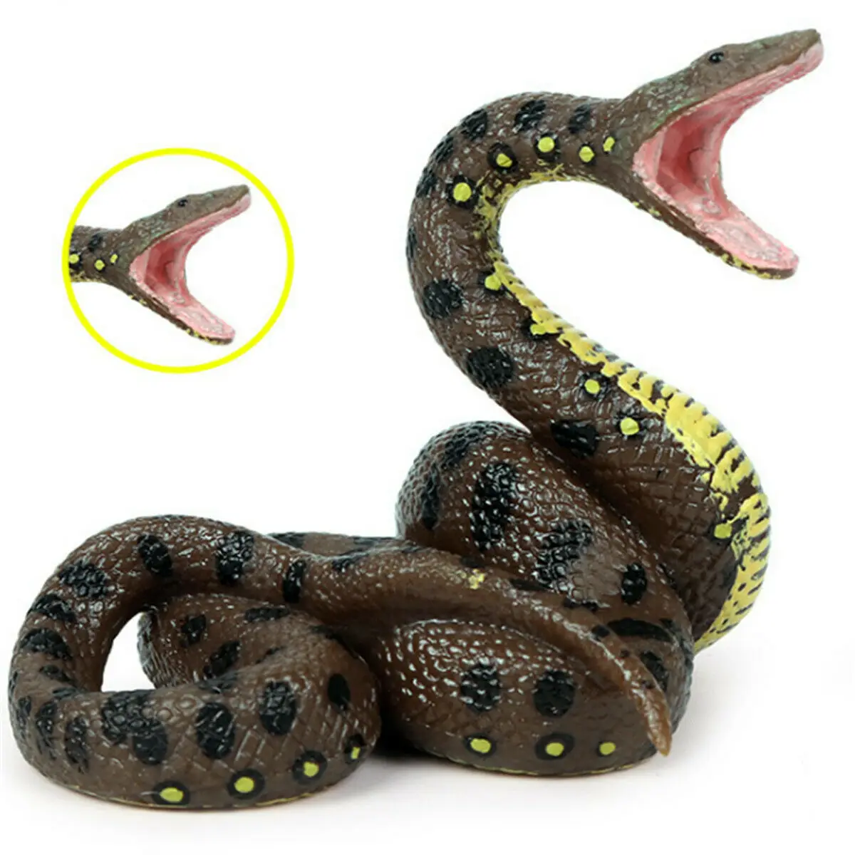 

1/6 Scale Python Boa Snake Model For 12"Action Figure Animal Accessories Gift