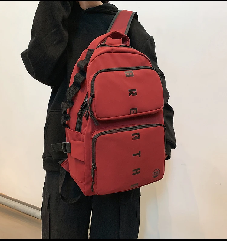 

PB3897 high school female college students simple school bag ins leisure travel computer bag 2021 new