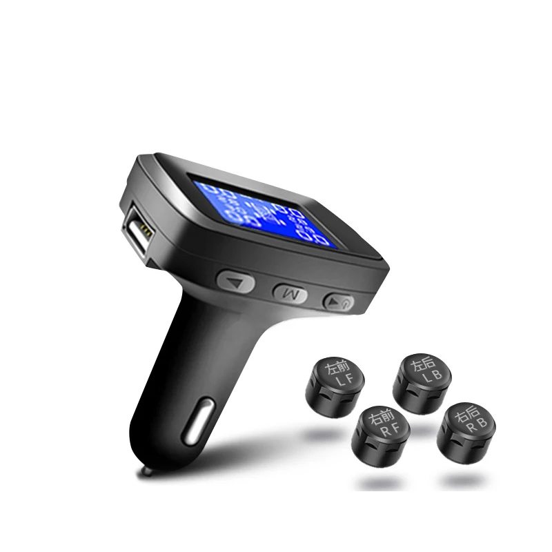 TOSPRA Smart Car TPMS Tyre Pressure Monitoring System Solar Power Digital LCD Display Auto Security Alarm Systems | Автомобили и