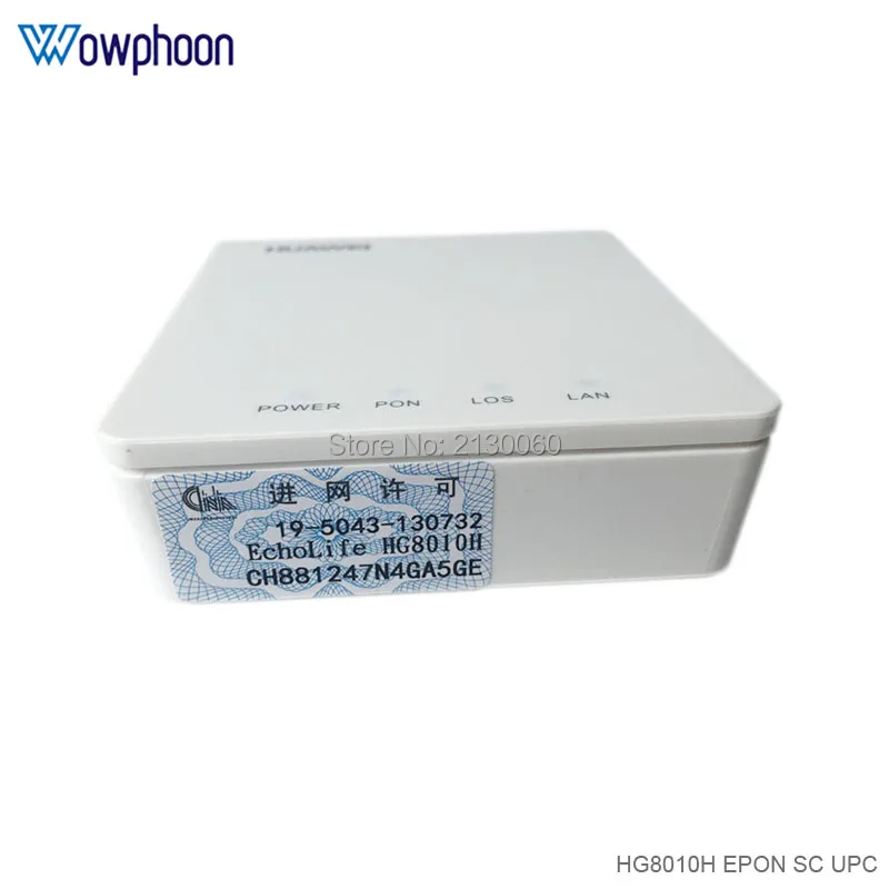 Оригинальный onu epon huawei ont hg8010H 1GE EPON ONU ONT модем с английской версией вилкой питания |