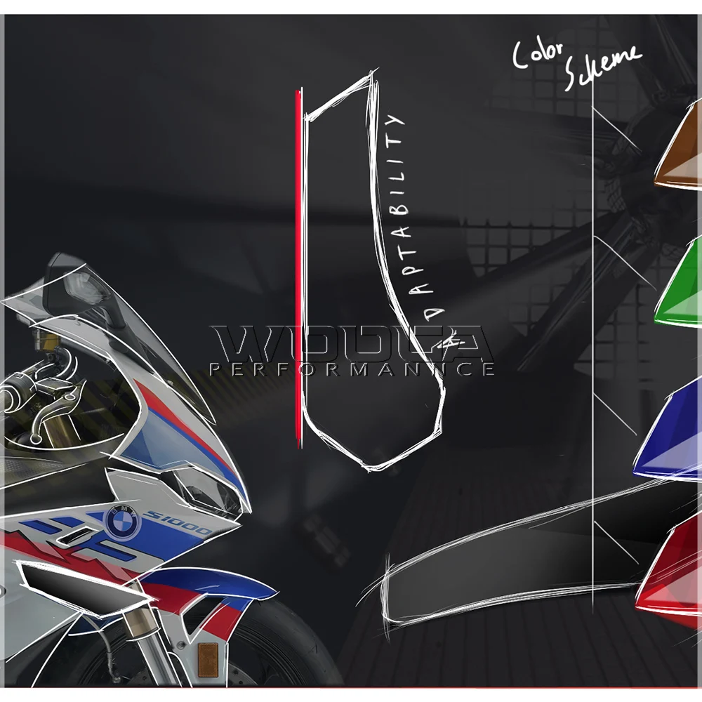Спортивные Спойлеры Downforce для BMW S1000RR S1000 RR HP4 2019 2020 боковой спойлер ветрозащитная