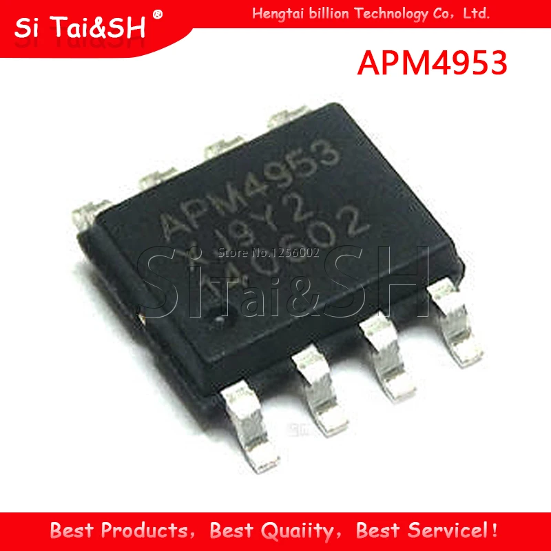 20 шт./лот новый APM4953 4953 двойной P канальный улучшенный режим MOSFET SOP 8|sop-8| |