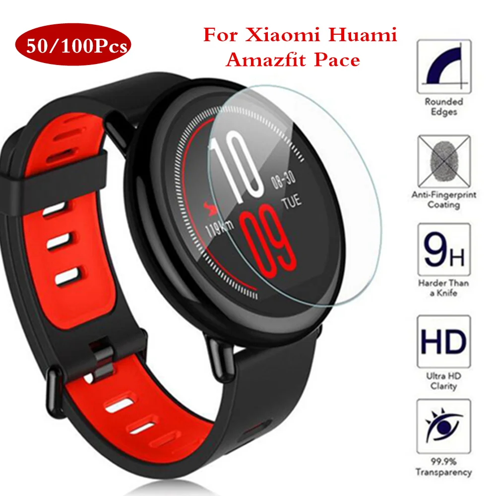 50/100 шт./упак. мягкая защитная пленка из термополиуретана для Xiaomi Huami Amazfit Pace smart watch