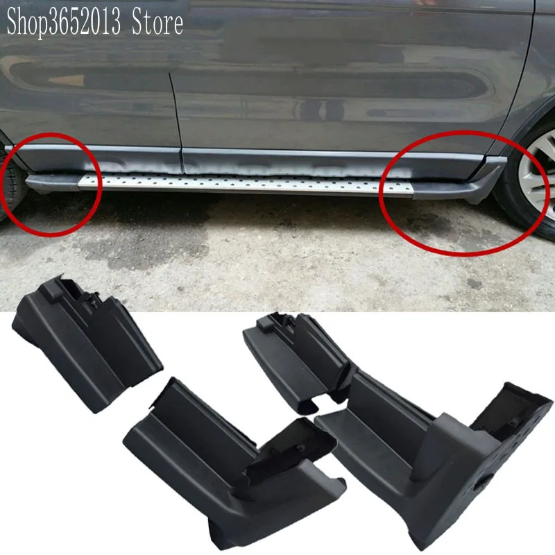 Zwart Plastic Voetpedaal Stap Board Kant Pedaal Bescherming Cover Hoek Pakket 1Pcs Voor Honda Crv CR-V 2007-2011