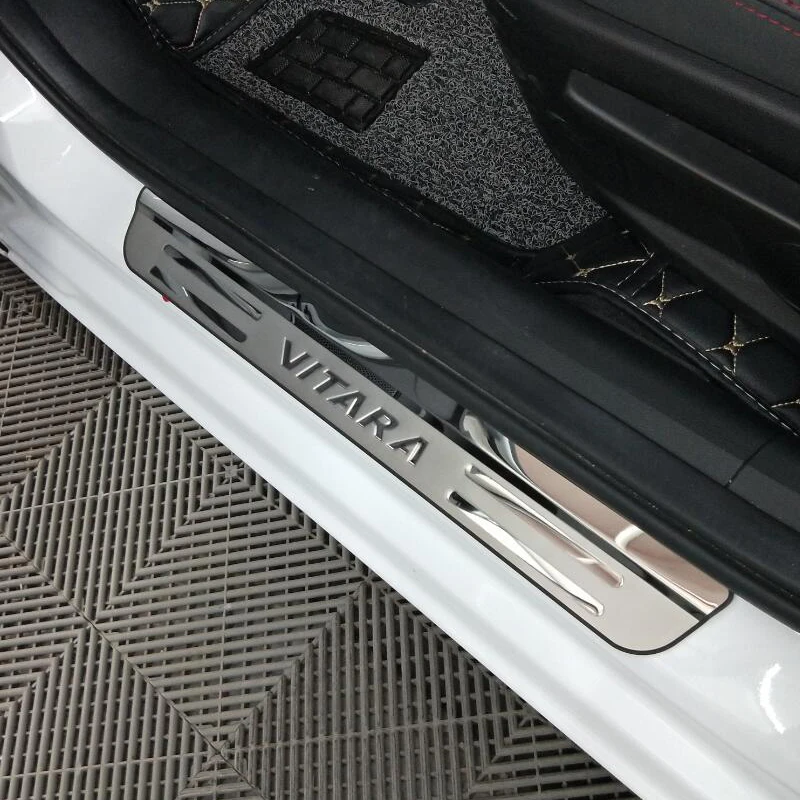 Автомобильные аксессуары для Suzuki Vitara Накладка порога пороги из нержавеющей