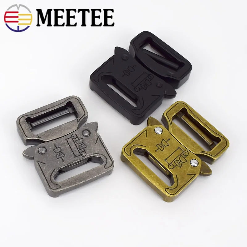 

4/10pcs Release Buckle 27mm Outdoor Metal Belt Hook for Backpack Waist Bands Spring Buckles Sew Crafts Accessory AP353 Meetee