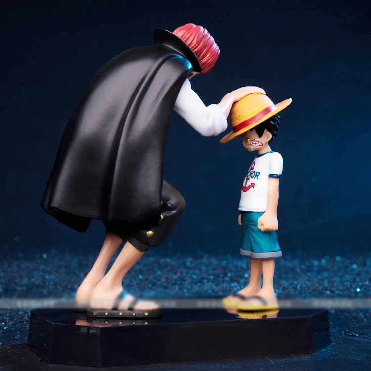 Аниме One Piece четыре императора Shanks соломенная шляпа Luffy ПВХ фигурка Веселая Кукла
