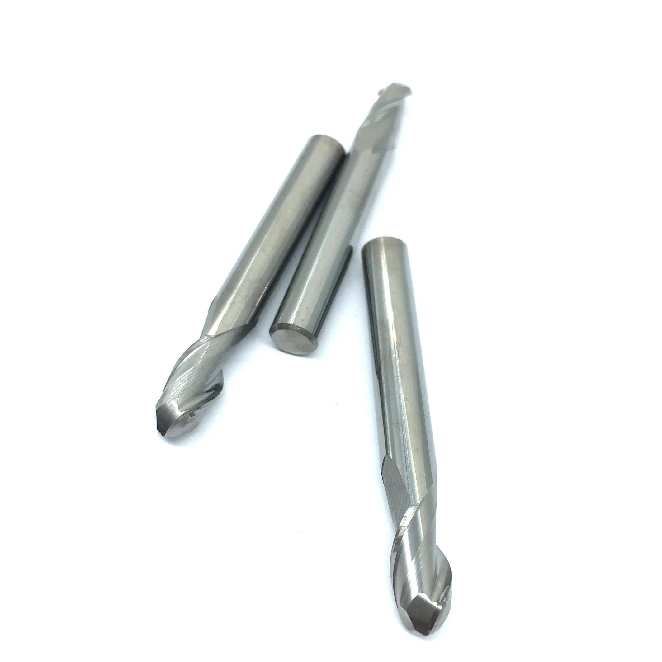 Концевые фрезы cnc 2 каннелюра с Алюминий сферическим концом для контурной