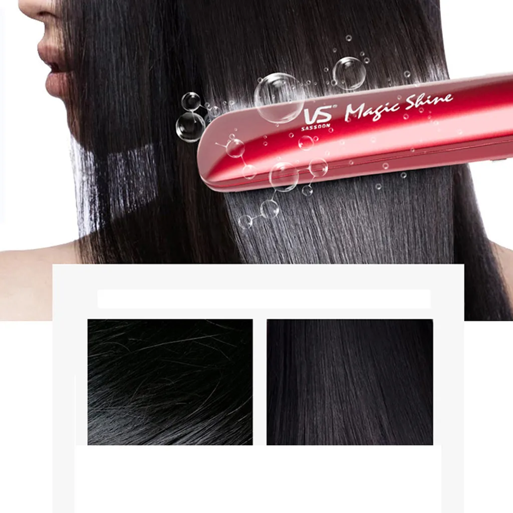 

Styling tools Dry And Wet Hair Curler Straightener hair curling iron mirror steam straightener hair styler hair curler # 1216