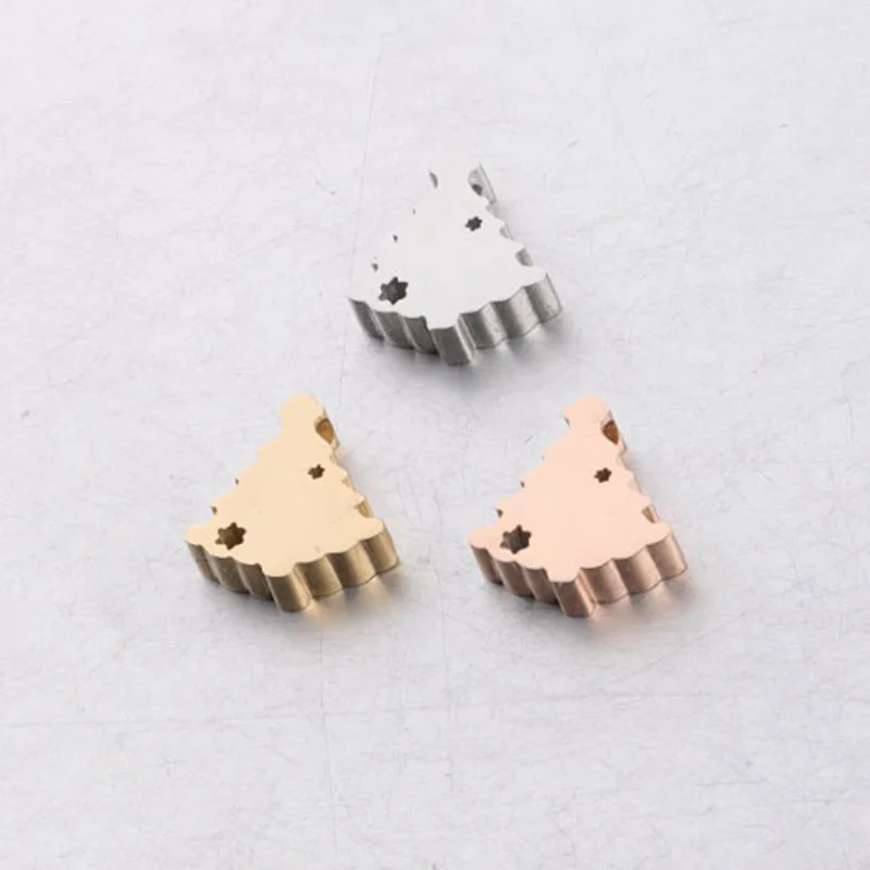 

Бусины-разделители для рождественской елки, из нержавеющей стали, 5 шт./лот