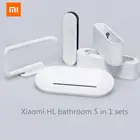 Набор инструментов 5 в 1 HL для ванной комнаты, с крючком для мыла и держателем для телефона, для ванной, душевой