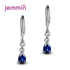 Женские серьги-подвески из серебра 925 пробы, с цирконом, AAAA +, подарочные украшения для ушей