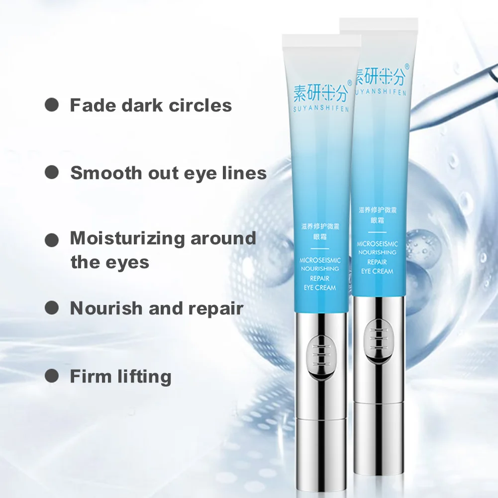 

Eye Cream Anti-Wrinkles Eye Cream with Massage Head for Removing Dark Circles Wrinkles Lifting Skin Eye Cream for All Skins