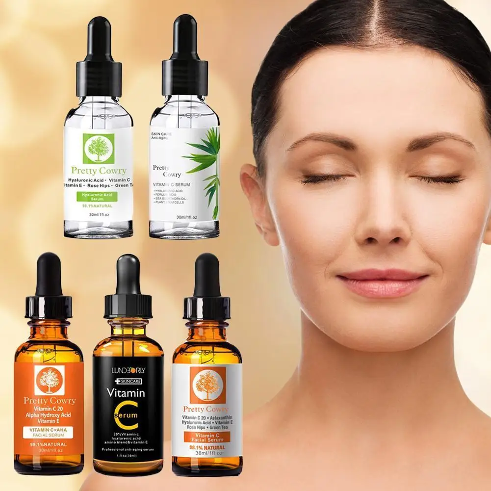 

30ml Vitamine Essence Whitening Verhelderende Vlekken Hyaluronzuur Essenties Hydraterende Ruwheid Licht Verbe N4v8