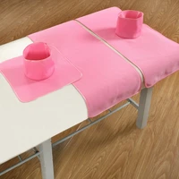 35 x 90cm reusable cotton polyester salon massage towel mat washable beauty salon spa lying massage towel hole bed sheet 5 color