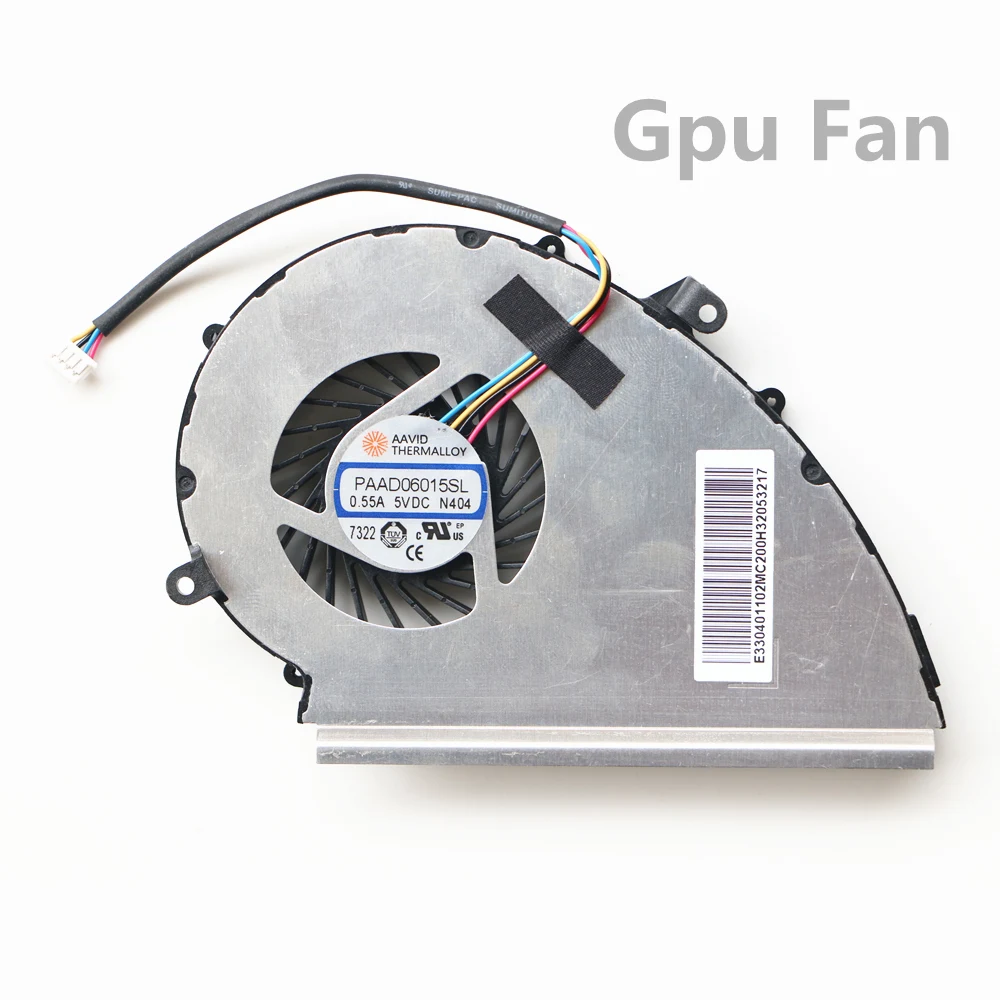 СОП оригинал для MSI GE72VR GP72VR MS 179B Процессор вентилятор GPU радиатор охлаждения 100%