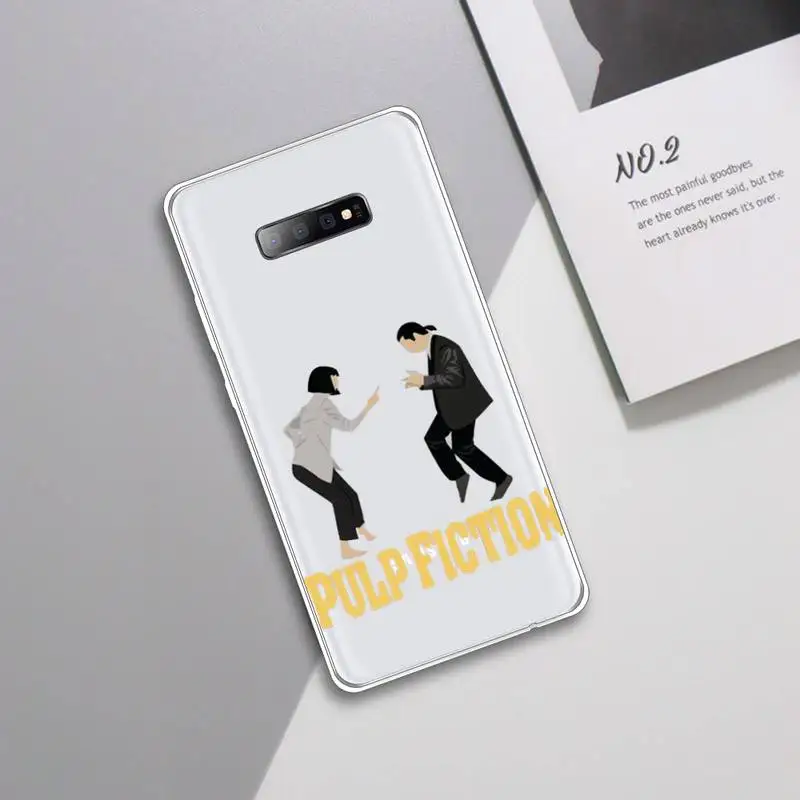 

Pulp Fiction Greatest movie Phone Case Transparent For Samsung Galaxy A 71 21s S note 8 9 10 plus 20 ultra high quality shell