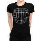 Большие сиськи Оптическая иллюзия новая футболка, женская, их хлопка размера плюс Графический Тройник для увеличения размера груди крем для увеличения бюста, чашка подарок, одежда для девушек