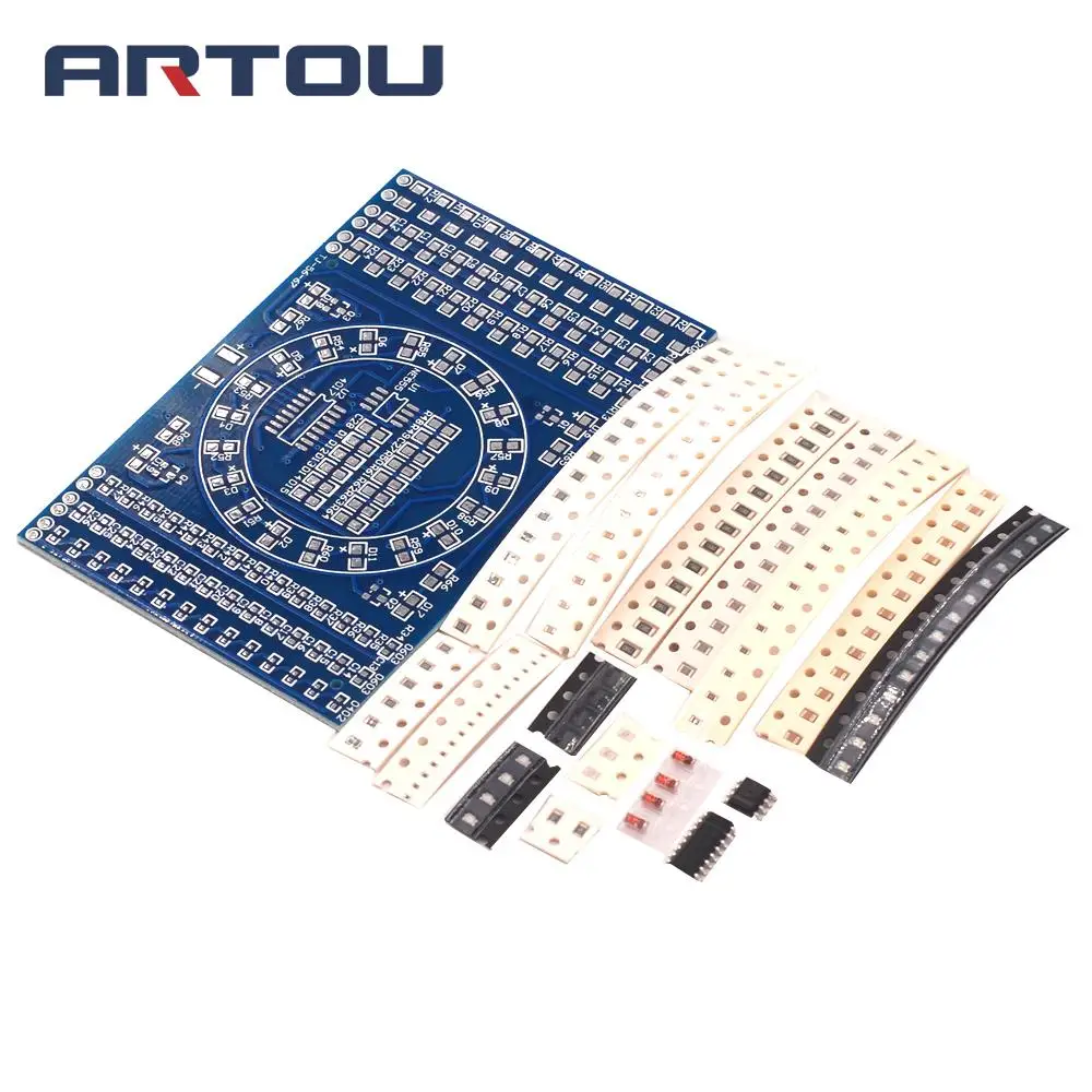 SMD компонент сварки практика доска водяная лампа комплект Обучение мастерству