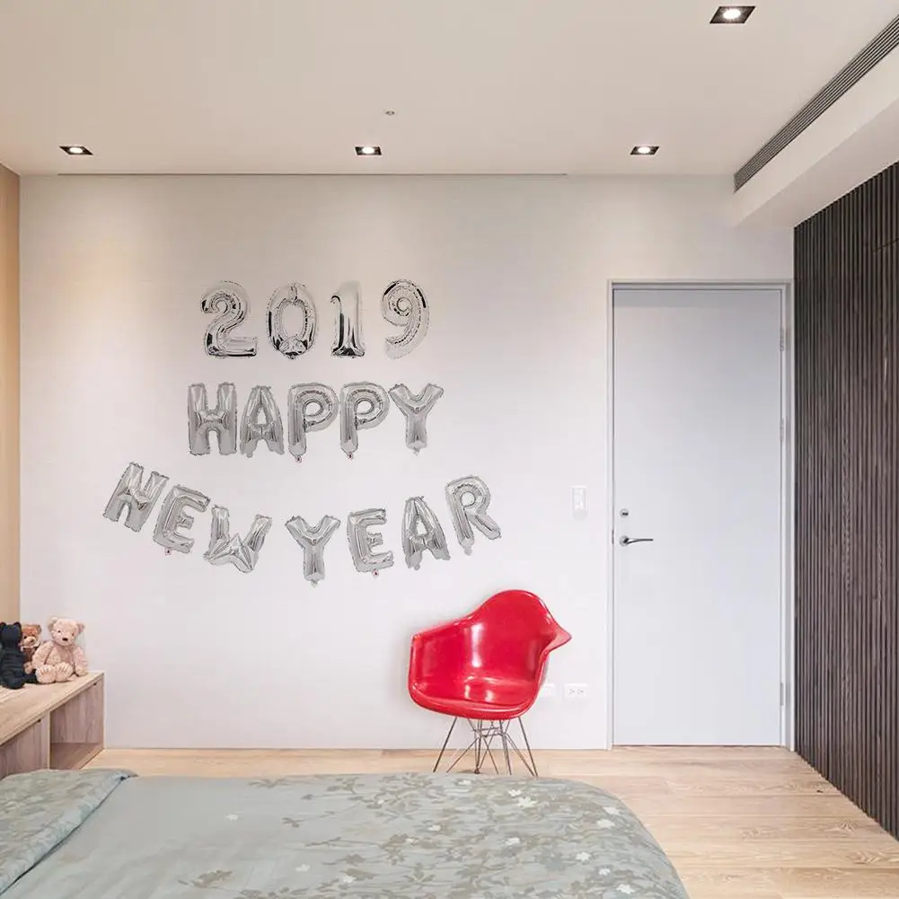 С Новым Годом 2019 набор воздушных шаров Украшение Вечерние | Дом и сад