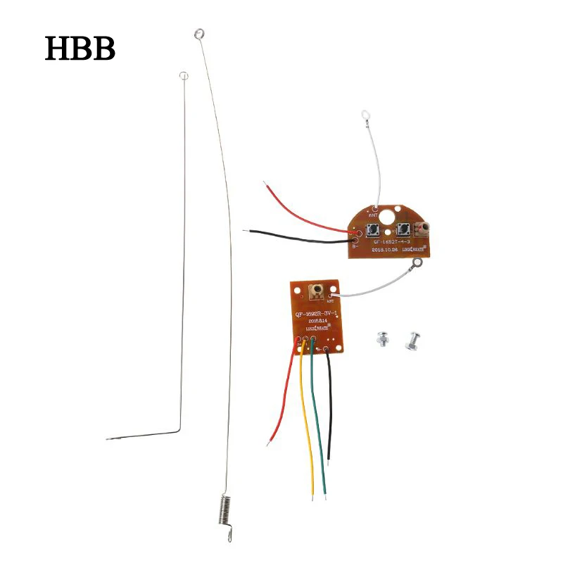

2-КАНАЛЬНЫЙ пульт дистанционного управления с радиоуправлением, 27 МГц, печатная плата, передатчик и приемник, радиосистема с комплектом ант...