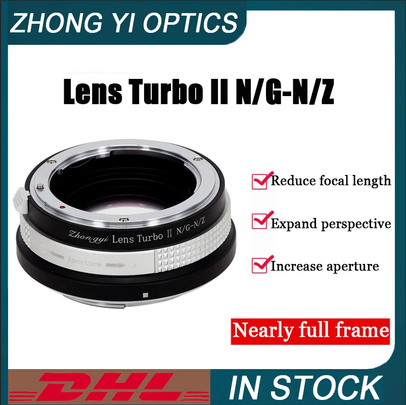 

Zhongyi Optics N/G-NZ II Adapter Ring For Nikon F Mount Lens to Nikon Z ZFC Z6 Z7 Z5 Z6II Z7II D610 D850 D750 D810 Cameras