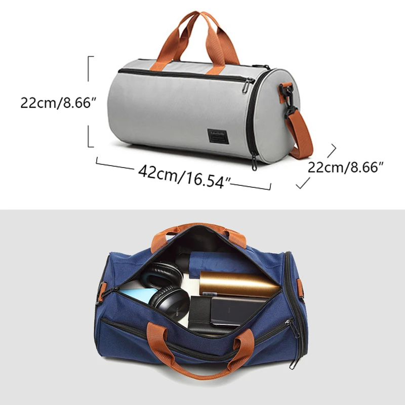 Многофункциональная спортивная сумка через плечо для тренировок и фитнеса с