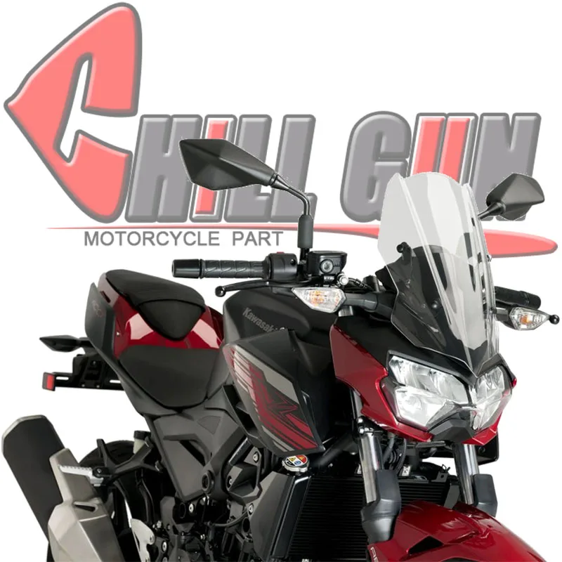 Для Кавасаки Z250 Z400 Z-250 Z-400 Z 250 Z 400 с двойными пузырьками, спортивный дефлектор ветрового стекла, козырек