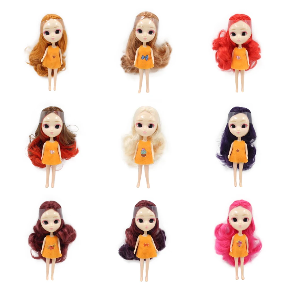 

ICY DBS Mini Doll No.3 many kinds of hair colors clothes random BJD 10cm height