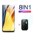 Стекло poko litte x 3 nfsm 3 pro 8 в 1,6 в 1,4 в 1,2 в 1, Защитное стекло для камеры 1to2 для xiaomi pocophone poco little m3 x3 f2 pro f1