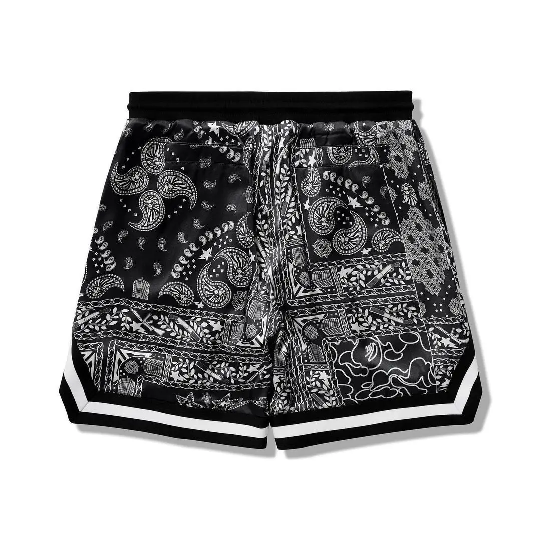 

2021 Summer New Pattern Street Fashion Shorts Casual Sports Five-Point Pants Men And Women Pants Quick-Drying And Breathable